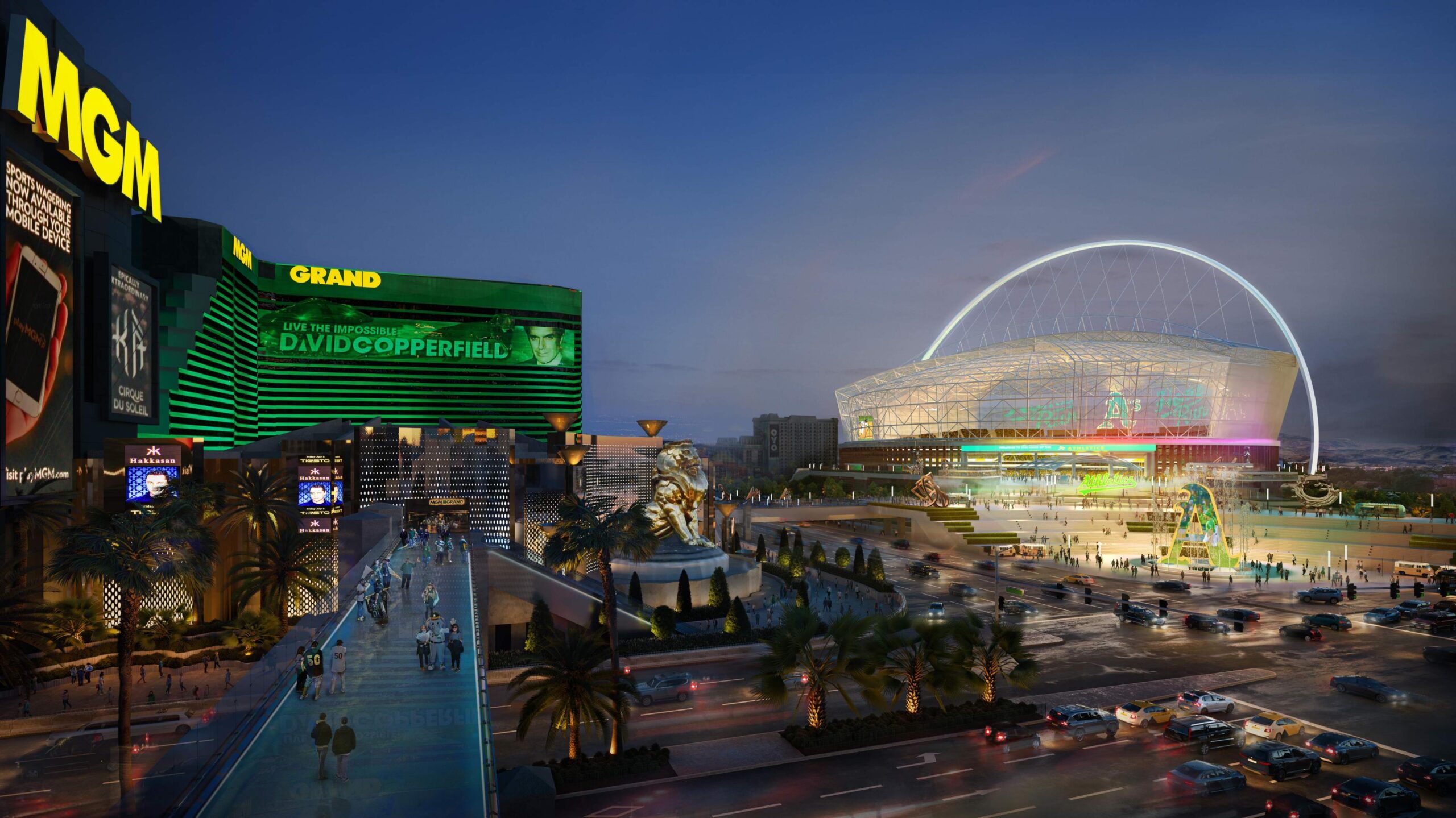 A's Vegas Ballpark Rendering 2 Courtesy Of The Athletics 5.26.23