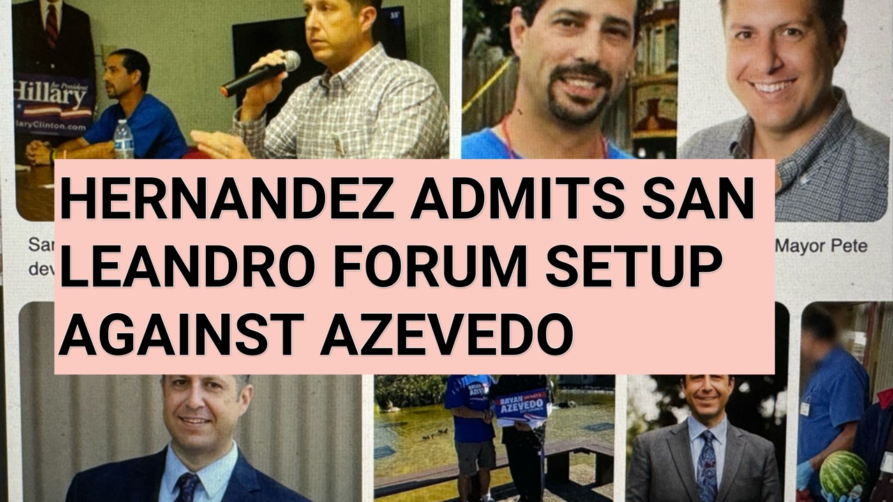 Ed Hernandez Said He “Baited” Bryan Azevedo San Leandro Councilmember At Library Forum