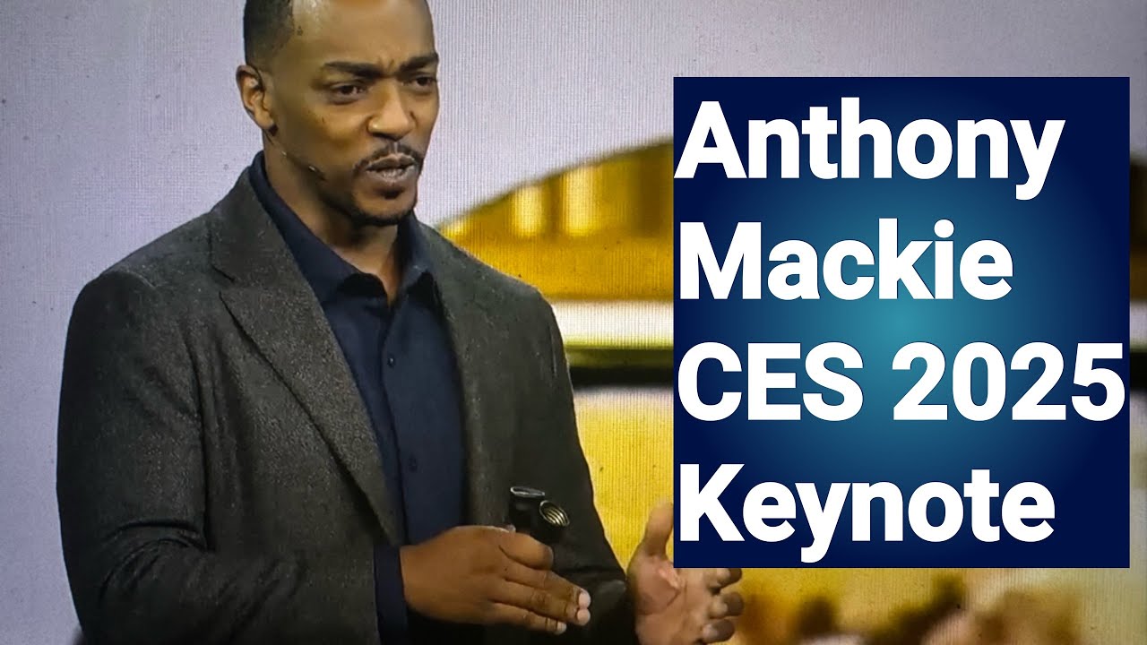 Anthony Mackie MARVEL Captain America Panasonic Keynote Speech At CES 2025 Las Vegas #ces2025