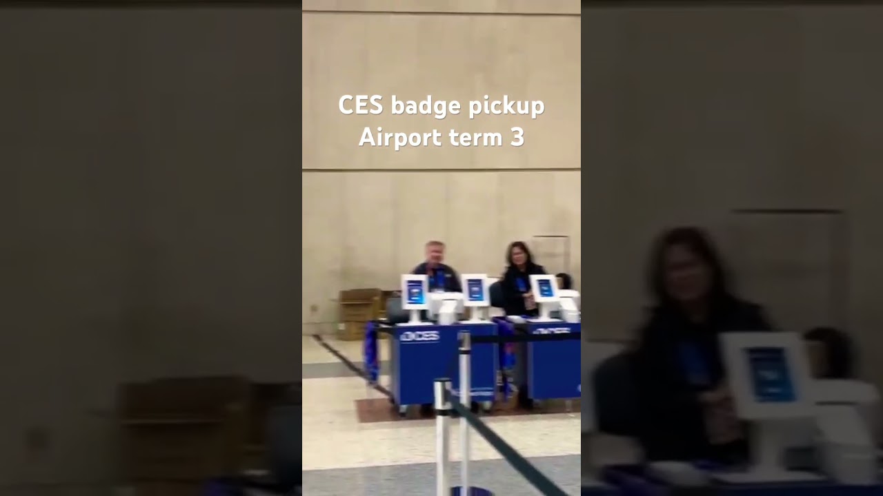 CES 2025 Badge pick up