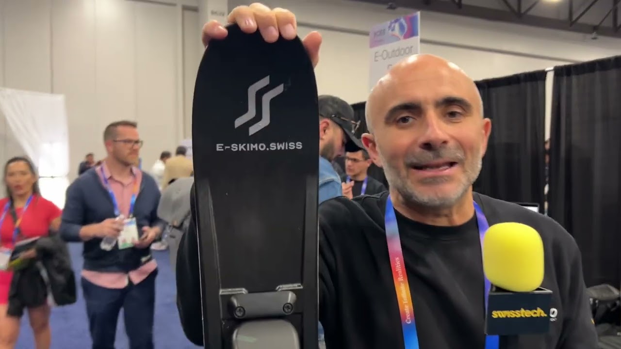 E-SKIMO – The world first electric-assisted ski for mountaineering at CES 2025 Las Vegas