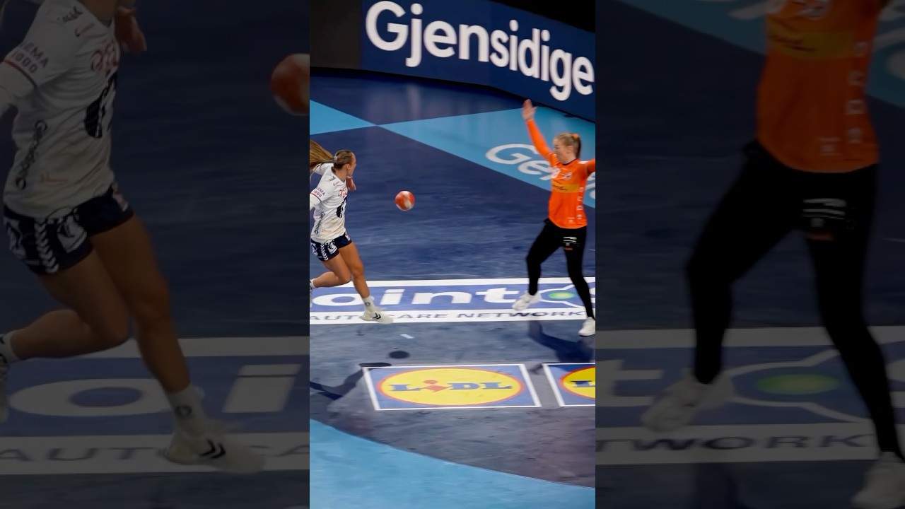 How COLD is this finish?! 🥶 #handball #håndbold #ehfeuro2024