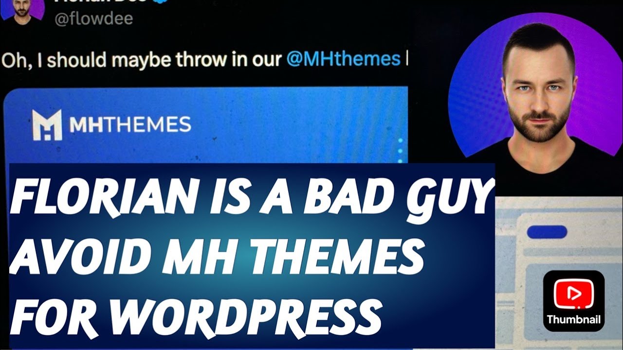 MH Themes’ Florian Is Bad Operator Uses Your Credit Card To Fake Sale Of His Crappy WordPress Theme