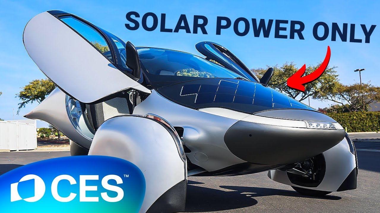 World’s First Solar Electric Car at CES 2025 (Aptera Motors)