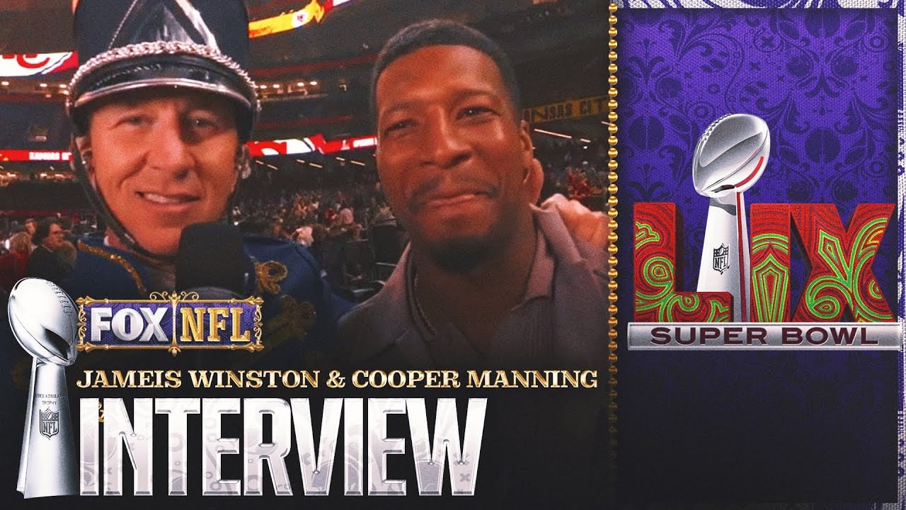 ‘Is this live’ – Jameis Winston & Cooper Manning interview each other | SBLIX Opening Night