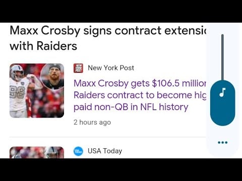 Las Vegas Raiders Maxx Crosby Here To Stay By Eric Pangilinan